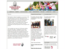 Tablet Screenshot of daterfoundation.org